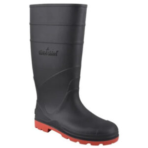 Gumboots with Steel Toe Black