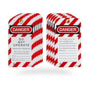 Safety Lockout Tags (Danger – Do Not Operate)