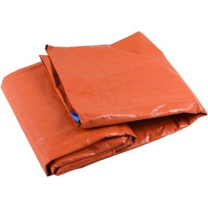 Tarpaulin Sheet Orange Blue 120 Gsm