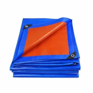 Tarpaulin Sheet Orange Blue 200 Gsm